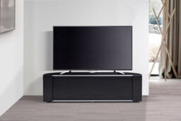 "Mda Designs Sirius 1600 Cabinet With Beamthru Remote-Friendly Gloss Black With Black Trims For Flat Screen Tvs Up To 70""" - thumbnail 2
