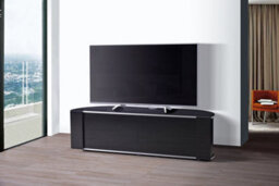 "Mda Designs Sirius 1600 Cabinet With Beamthru Remote-Friendly Gloss Black With Black Trims For Flat Screen Tvs Up To 70""" - thumbnail 3
