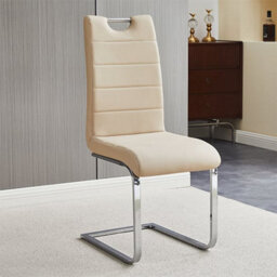 Furniture in Fashion Belmonte White Dining Table Large 8 Petra Taupe Chairs - thumbnail 5