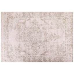 Beliani Rug Matarim Pink 160 X 230 Cm Cotton - thumbnail 1