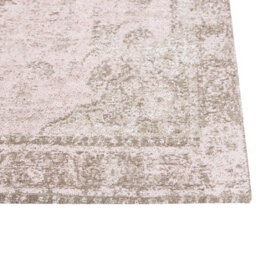 Beliani Rug Matarim Pink 160 X 230 Cm Cotton - thumbnail 4