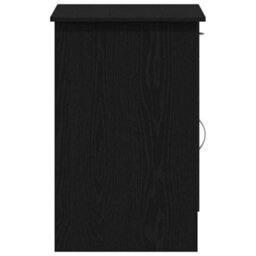 Berkfield Modern Desk Black Oak Engineered Wood 100X50X76 Cm Durable - thumbnail 8