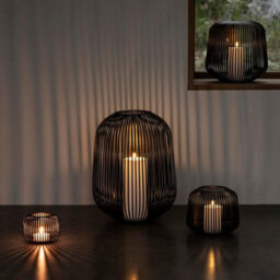 Blomus Lito Lantern Candle Holder S - Steel Gray - thumbnail 2