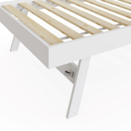 Gfw Madrid Wooden Trundle Bed Single White - thumbnail 5