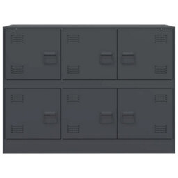 Berkfield Sideboard Anthracite 99X39X73 Cm Steel - thumbnail 6