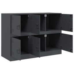 Berkfield Sideboard Anthracite 99X39X73 Cm Steel - thumbnail 7