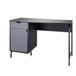 Vitinni Office Desk With Side Drawer And Cupboard For Home Office Or Student Desk, 55D X 120W X 75H Cm - thumbnail 7
