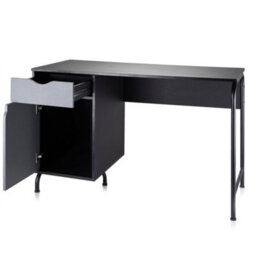 Vitinni Office Desk With Side Drawer And Cupboard For Home Office Or Student Desk, 55D X 120W X 75H Cm - thumbnail 6