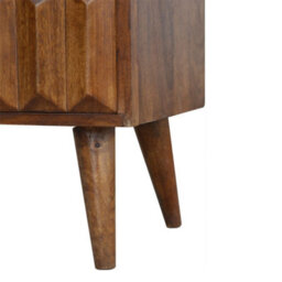 Wyld Haus Rimini Chestnut Mango Wood Sliding Door Tv Media Unit - thumbnail 6