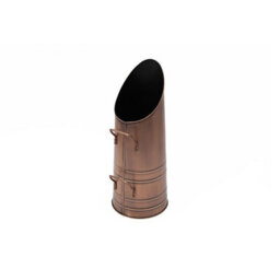 Slemcka Traditional Antique Copper Effect Coal Chute (H)505mm (D)200mm - thumbnail 1