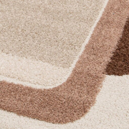 Sweeek - Indoor Rug With Brown, Pink, And Beige Graphic Pattern 230X160 Cm - Olli - thumbnail 4