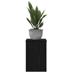 Walplus Plant Stand 2 Pcs Black Oak 20 X 20 X 30 Cm Engineered Wood - thumbnail 3