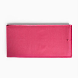 OHS Folding Ottoman Pink Storage Box Footstool Tub Space Saving Velvet Seat, Rectangle - thumbnail 4