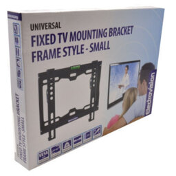 Kenable Universal Fixed Tv Mounting Bracket 23mm Profile 24-42 Inch Vesa 200 - thumbnail 2