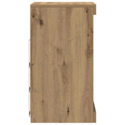 Berkfield Sideboard With Led Lights Artisan Oak 41X37X67 Cm - thumbnail 6