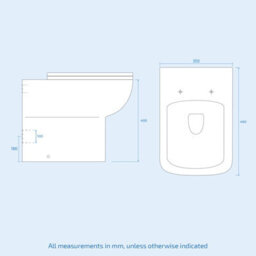 Nes Home 1100mm Lh Matte Grey Basin Vanity, Wc Unit & White Back To Wall Toilet - thumbnail 9