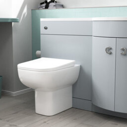 Nes Home 1100mm Lh Matte Grey Basin Vanity, Wc Unit & White Back To Wall Toilet - thumbnail 4