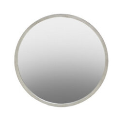 Orsina Saska Small Antique Silver Wall Mirror - thumbnail 1