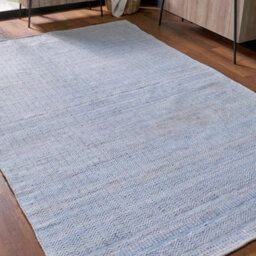 Pacific Lifestyle Outdoor Indoor Aqua Blue And White Inca Pattern Rug - thumbnail 1