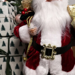 Samuel Alexander 40Cm Red Standing Santa With Gift Sack Christmas Indoor Decoration - thumbnail 8