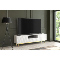 Creative Furniture Diamond Luxe Tv Unit 180Cm - White - thumbnail 6