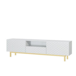Creative Furniture Diamond Luxe Tv Unit 180Cm - White - thumbnail 8