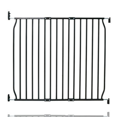 Safetots Screw Fit Metal Baby Gate, Black, 90Cm - 100Cm - image 1