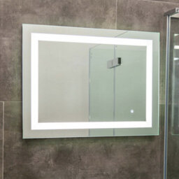 Plum&clay Luca Led Illuminated Backlit Bathroom Mirror With White And Blue Light (H)600mm (W)800mm - thumbnail 6