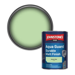 Johnstone's Trade Wood & Metal Aqua Guard Durable Matt Paint Almost Aloe (Ppg1224-5) 1L - thumbnail 1