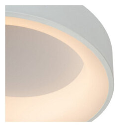 Lucide Mirage Modern Flush Ceiling Light 38Cm - Led Dim. - 1X22W 2700K - White - thumbnail 3