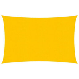 Berkfield Sunshade Sail 160 G/m2 Yellow 2.5X4.5 M Hdpe - thumbnail 1