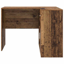 Berkfield Stylish Corner Desk Old Wood 102X88X75 Cm Engineered Wood - thumbnail 8