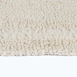 Homescapes Luxury Reversible Cotton Bath Mat Set - Natural Cream - thumbnail 7