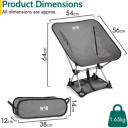 Trail Outdoor Leisure Lightweight Folding Camping Chair - thumbnail 7