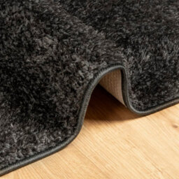 Walplus Rug Istan High Pile Shiny Look Anthracite 100X200 Cm - thumbnail 6
