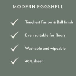 Farrow & Ball Modern Sap Green No.199 Eggshell Interior Metal & Wood Paint, 750Ml - thumbnail 5