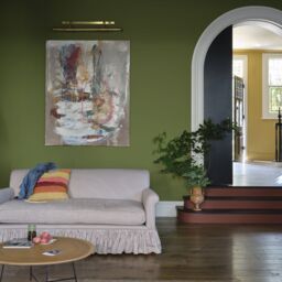 Farrow & Ball Modern Sap Green No.199 Eggshell Interior Metal & Wood Paint, 750Ml - thumbnail 2