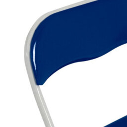 Harbour Housewares Coloured Padded Folding Chairs - Blue - Pack Of 6 - thumbnail 4