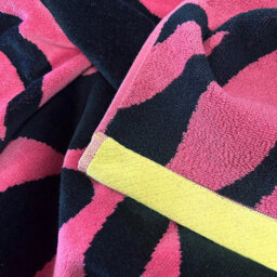 Allure Bath Fashions Jumbo Zebra Print Beach Towel 90 X 180Cm - 100% Cotton - thumbnail 4