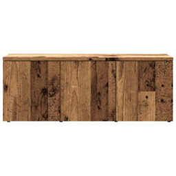 Berkfield Sturdy Tv Cabinet Old Wood 80X34X30 Cm Engineered Wood - thumbnail 4