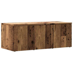 Berkfield Sturdy Tv Cabinet Old Wood 80X34X30 Cm Engineered Wood - thumbnail 1