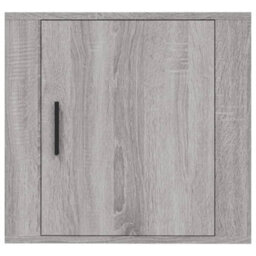 Berkfield Wall-Mounted Bedside Cabinet Grey Sonoma 50X30X47 Cm - thumbnail 6
