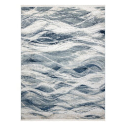 RugsX Distin 0849A Navy Blue / Blue / White Modern Carpet - Waves, Vintage,   180X270 Cm - thumbnail 3