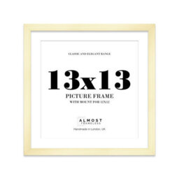 "13X13"" Gold Picture Frame - 13X13"" Square Frame With 12X12"" Mount For 13X13""/12X12"" Pictures Art Deco Style Room Decor, 1 Pack" - thumbnail 1
