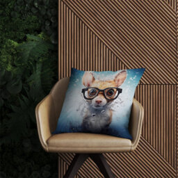 Warren Reed Designer Splashart Doormouse Outdoor Cushion 45Cm X 45Cm - thumbnail 2