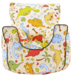Bean Lazy Cotton Dinosaur Bean Bag Arm Chair With Beans Child / Teen Size