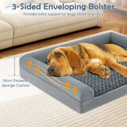 Costway Orthopedic Foam Dog Bed Xxl Sized Large Pet Bed 135 X 90 X 18 Cm - thumbnail 7