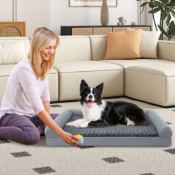 Costway Orthopedic Foam Dog Bed Xxl Sized Large Pet Bed 135 X 90 X 18 Cm - thumbnail 3