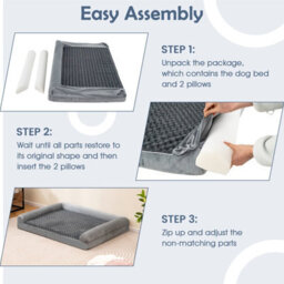 Costway Orthopedic Foam Dog Bed Xxl Sized Large Pet Bed 135 X 90 X 18 Cm - thumbnail 4