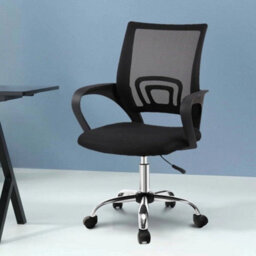 Style 1 - Black  Ergonomic Mesh Home Office Height Adjustable Swivel Gas Lift Computer Desk Chair - thumbnail 3
